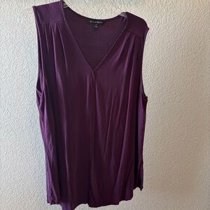 41 Hawthorn Deep Purple V-Neck Blouse